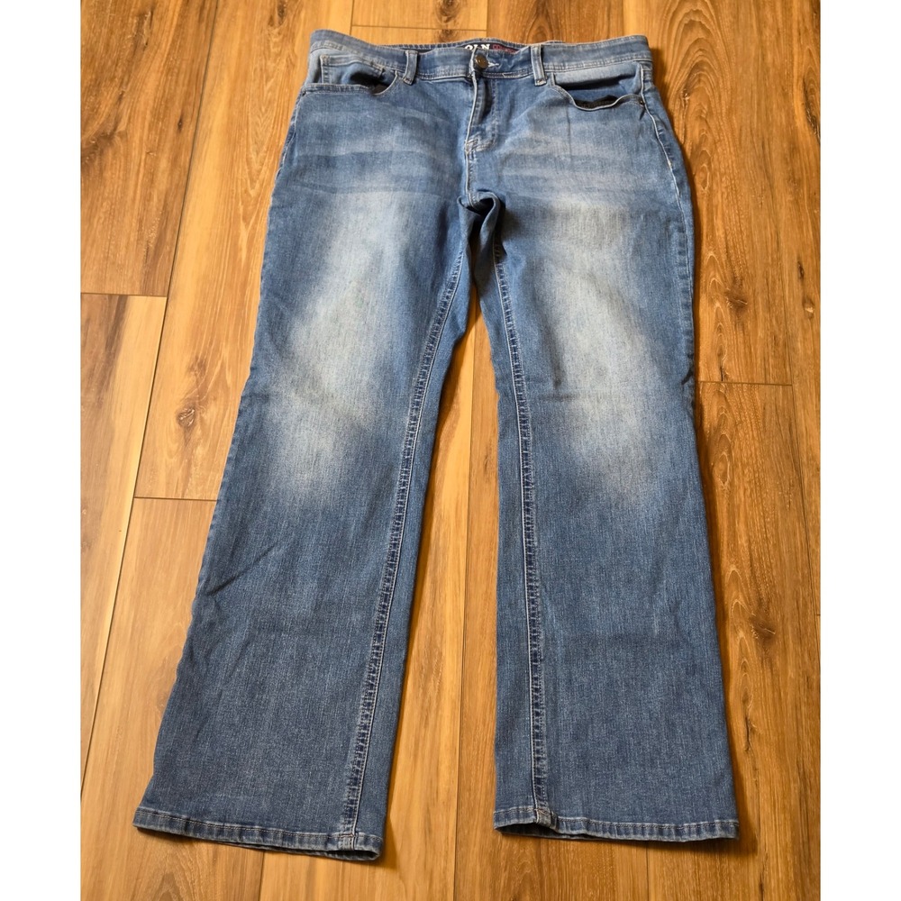Lincoln Comfort Flex Waistband Bootcut Jeans Women's Size 14 Blue Spandex Blend